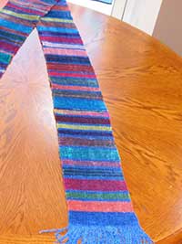 making a scarf